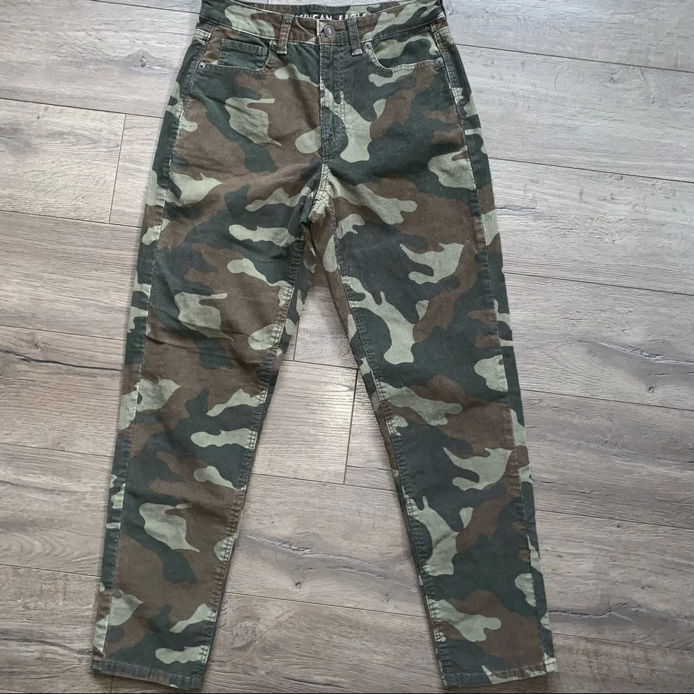 American Eagle Corduroy Mom Jeans - Picture 2 of 9